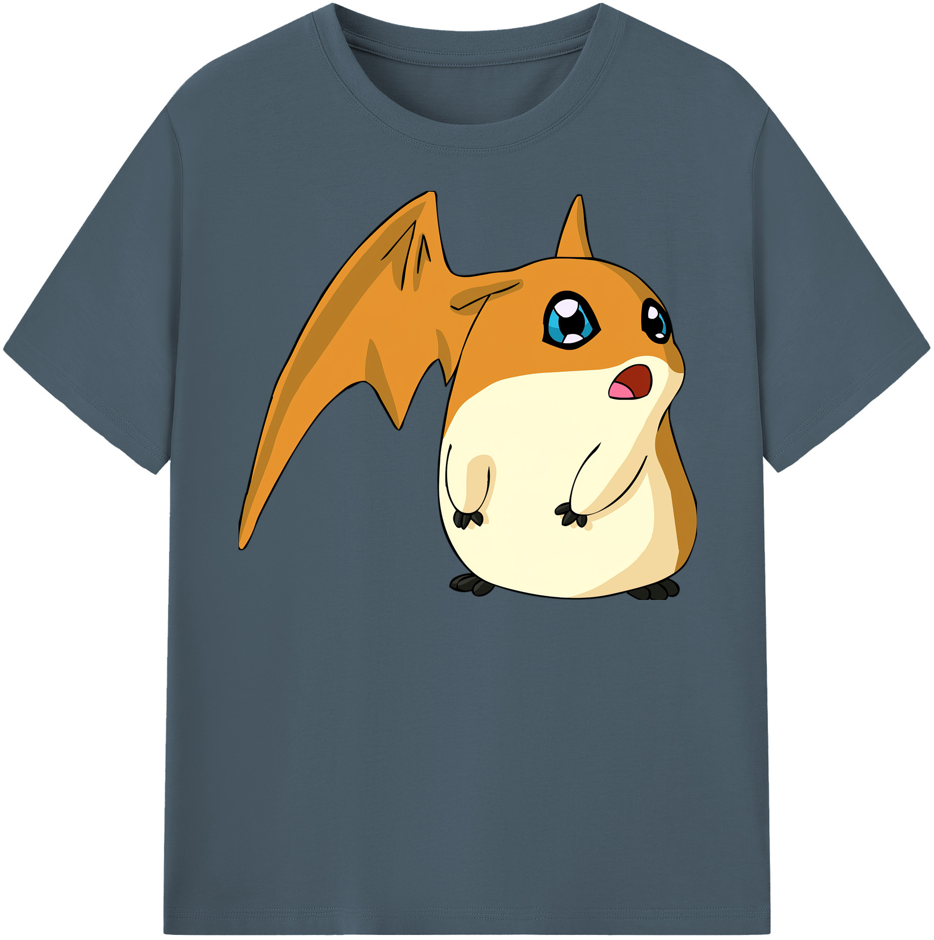 （画像用） Digimon デジタルモンスター/デジモン 綿100％半袖Tシャツ（フロントプリント）